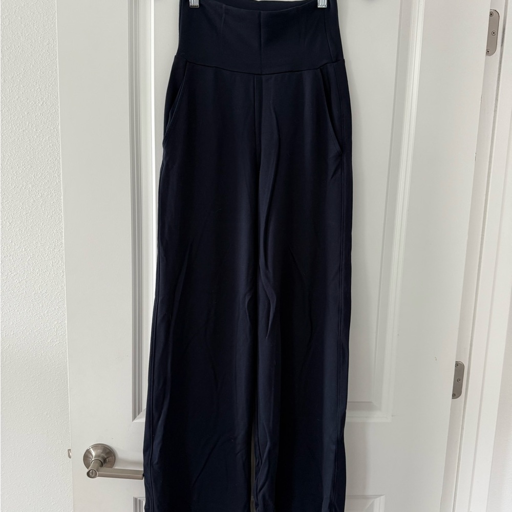 CAbi Charcoal Wide-Leg Trousers